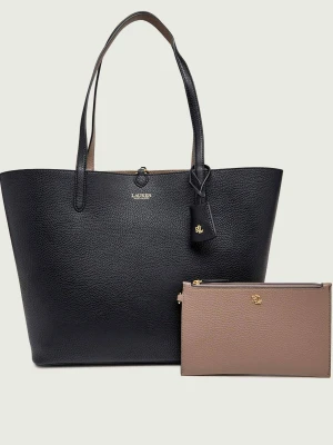 LAUREN RALPH LAUREN Dwustronna shopperka + saszetka