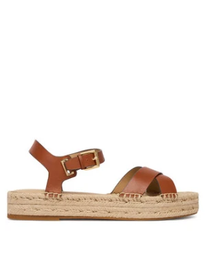 LAUREN RALPH LAUREN Espadryle 802P06400001 Brązowy