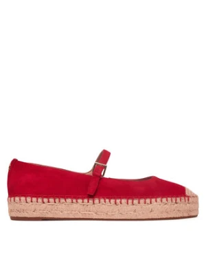LAUREN RALPH LAUREN Espadryle 802P06401002 Czerwony