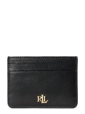 Lauren Ralph Lauren etui na karty skórzane 432876732001 czarny
