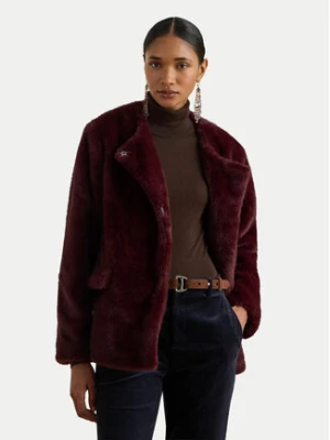 LAUREN RALPH LAUREN Futro 297P04117001 Bordowy Regular Fit