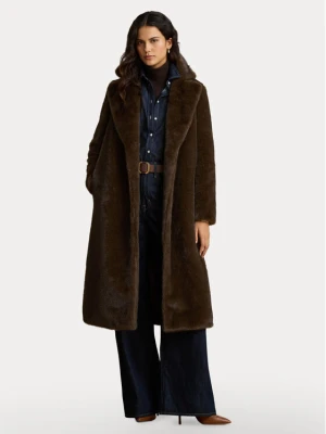 LAUREN RALPH LAUREN Futro 297P23467001 Brązowy ciemny Regular Fit