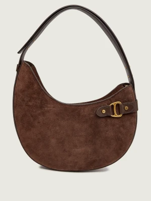 LAUREN RALPH LAUREN Hobo Tasha | zamsz brązowy