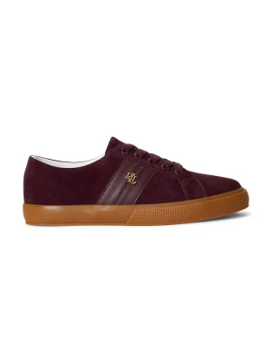 Lauren Ralph Lauren Janson II sneakersy damskie zamszowe bordowy