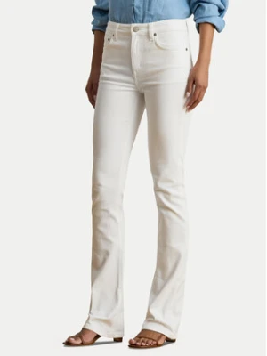 LAUREN RALPH LAUREN Jeansy 200926081001 Biały Bootcut Fit