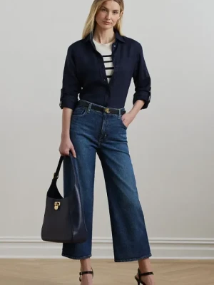 Lauren Ralph Lauren jeansy bawełniane damskie high waist 200973246