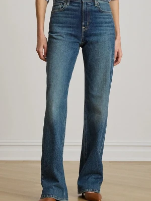 Lauren Ralph Lauren jeansy straight damskie niebieski
