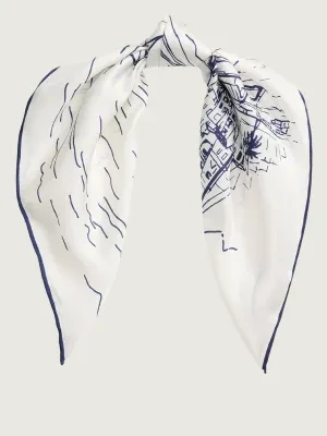 LAUREN RALPH LAUREN Jedwabna apaszka