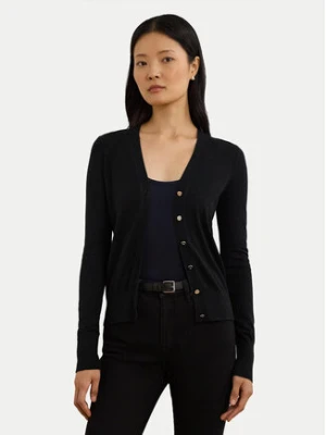 LAUREN RALPH LAUREN Kardigan 200808207001 Czarny Slim Fit