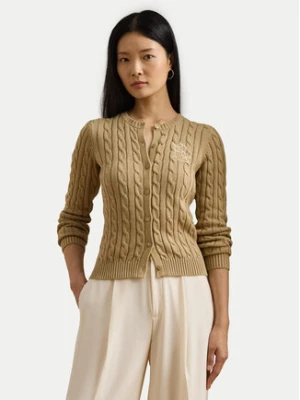 LAUREN RALPH LAUREN Kardigan 200932225007 Beżowy Slim Fit