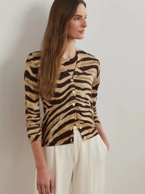 Lauren Ralph Lauren kardigan damski kolor beżowy lekki 200971371