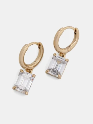 Lauren Ralph Lauren kolczyki damskie metalowe z cyrkonią