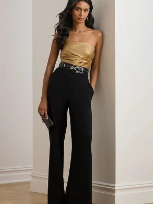 Lauren Ralph Lauren kombinezon kolor czarny z odkrytymi plecami 253979954