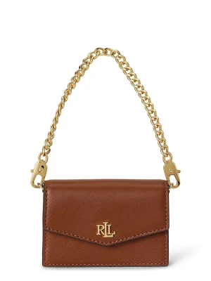 Lauren Ralph Lauren kopertówka damska skórzana brązowy