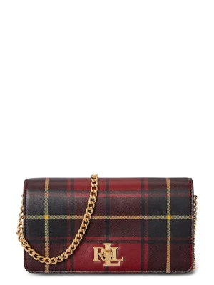 Lauren Ralph Lauren kopertówka skórzana kolor czarny 432981189