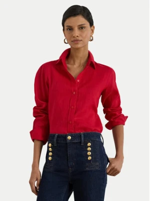 LAUREN RALPH LAUREN Koszula 200782777073 Czerwony Relaxed Fit