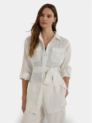 Lauren Ralph Lauren Koszula 200786629001 Biały Relaxed Fit