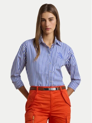 LAUREN RALPH LAUREN Koszula 200957334001 Niebieski