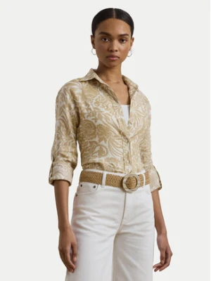 LAUREN RALPH LAUREN Koszula 200963700002 Beżowy Relaxed Fit