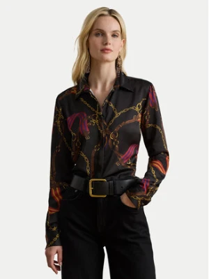 LAUREN RALPH LAUREN Koszula 200979917001 Czarny Straight Fit