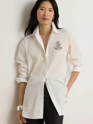 Lauren Ralph Lauren koszula damska bawełniana biały