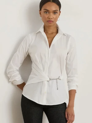 Lauren Ralph Lauren koszula damska kolor biały regular z kołnierzykiem klasycznym 200979866