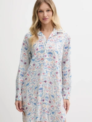 Lauren Ralph Lauren koszula nocna damska kolor biały ILN32429