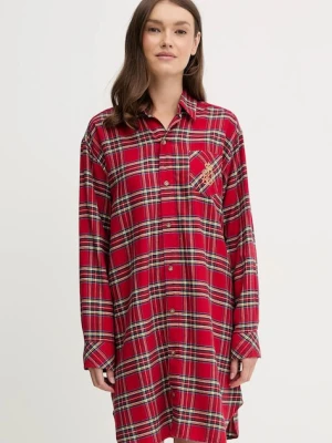 Lauren Ralph Lauren koszula nocna damska kolor czerwony ILN32457