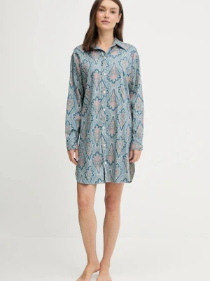 Lauren Ralph Lauren koszula nocna damska kolor niebieski ILN32476