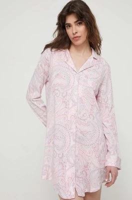 Lauren Ralph Lauren koszula nocna damska kolor różowy ILN32306