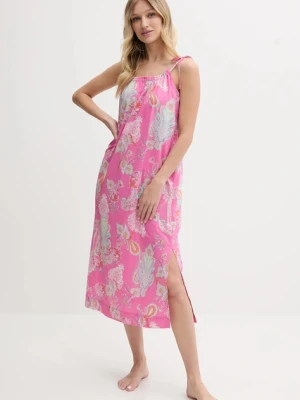Lauren Ralph Lauren koszula nocna damska kolor różowy ILN02424