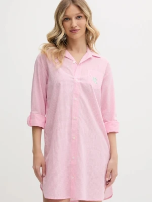 Lauren Ralph Lauren koszula nocna damska kolor różowy ILN32415