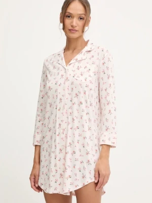 Lauren Ralph Lauren koszula nocna damska kolor różowy ILN32440
