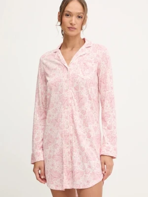 Lauren Ralph Lauren koszula nocna damska kolor różowy ILN32443