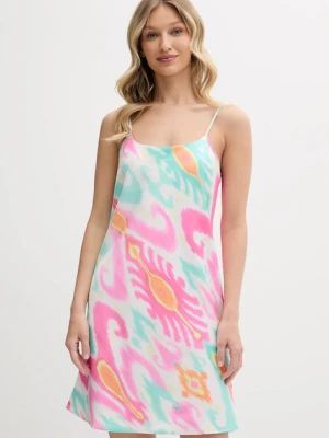 Lauren Ralph Lauren koszula nocna damska kolor różowy satynowa ILN22425