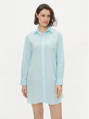 Lauren Ralph Lauren Koszula nocna ILN32317 Błękitny