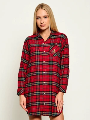 LAUREN RALPH LAUREN Koszula nocna | Loose fit czerwony