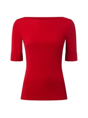 Lauren Ralph Lauren Koszulka damska Kobiety Dżersej czerwony jednolity,