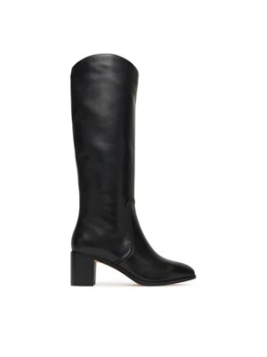 LAUREN RALPH LAUREN Kozaki Charly Bo Tal 802967813001 Czarny