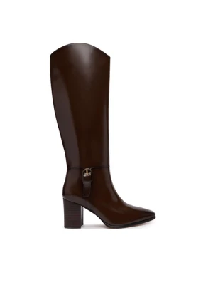 LAUREN RALPH LAUREN Kozaki Rlyn Bk T Hl Bo Tal 802P12879002 Brązowy ciemny