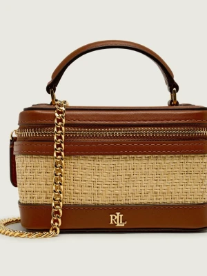 LAUREN RALPH LAUREN Kuferek HALLEE | z dodatkiem skóry
