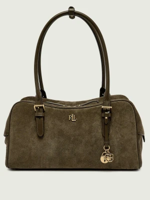 LAUREN RALPH LAUREN Kuferek Marcy | zamsz oliwkowy