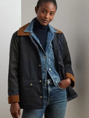Lauren Ralph Lauren kurtka damska kolor granatowy przejściowa 297967114