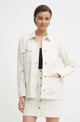 Lauren Ralph Lauren kurtka jeansowa damska kolor beżowy przejściowa 200934622