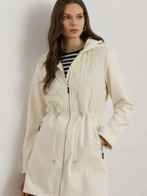Lauren Ralph Lauren kurtka kolor beżowy przejściowa 297979516