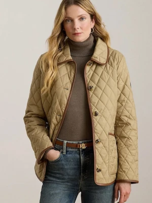 Lauren Ralph Lauren kurtka kolor beżowy przejściowa 297979533