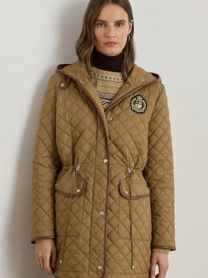 Lauren Ralph Lauren kurtka kolor brązowy przejściowa 297979534