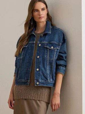 Lauren Ralph Lauren kurtka kolor niebieski przejściowa 200979972