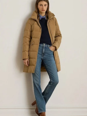 Lauren Ralph Lauren kurtka puchowa kolor beżowy zimowa 297P04095