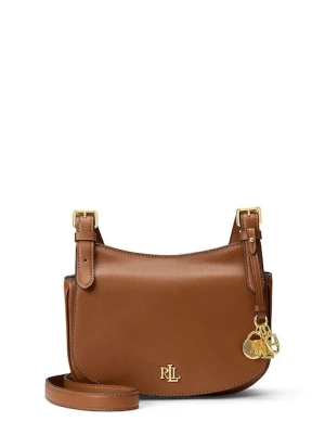 Lauren Ralph Lauren listonoszka damska skórzana brązowy
